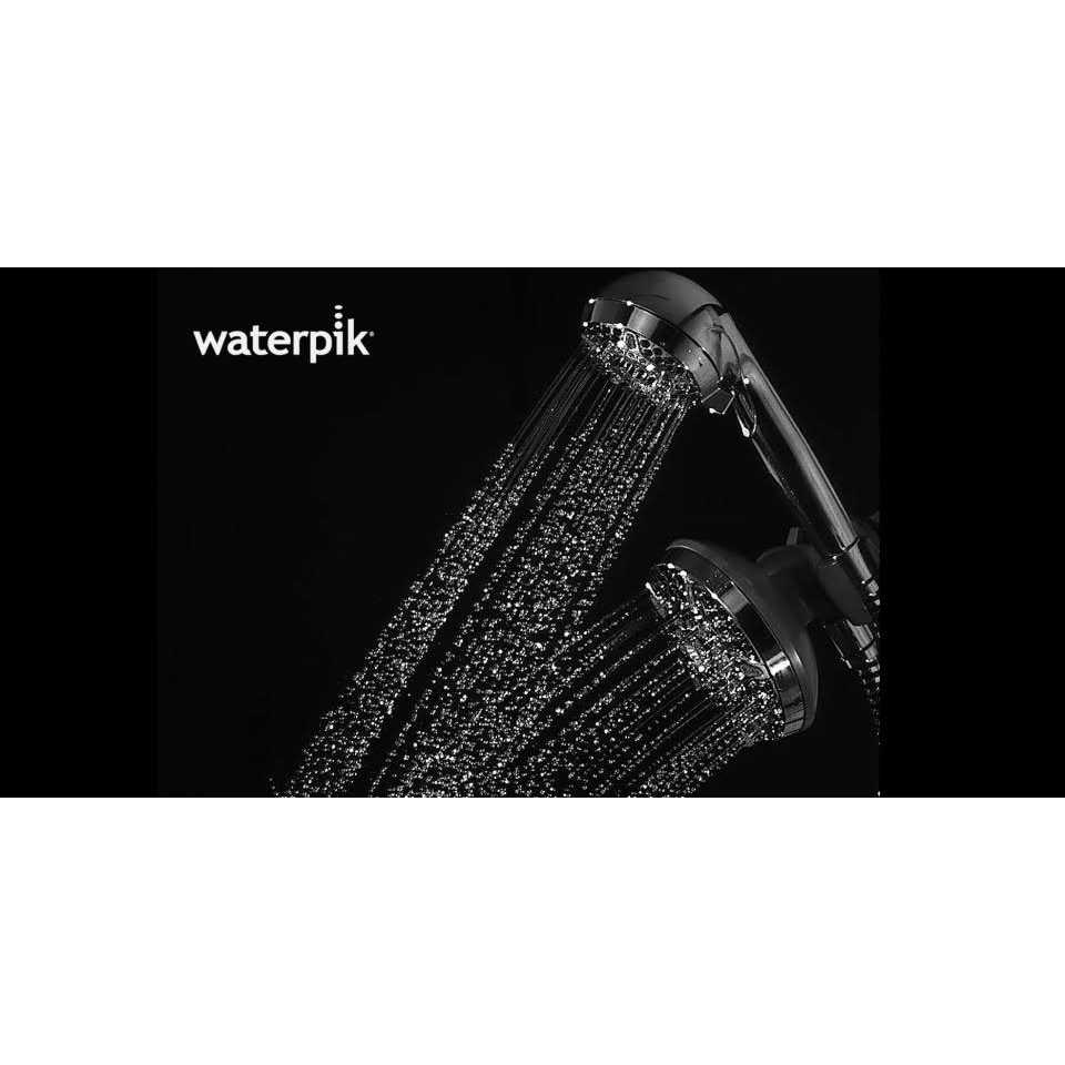 Waterpik 1.8-gpm PowerSpray & Chrome 5-Spray Handheld Shower - MT - Mrs Treak