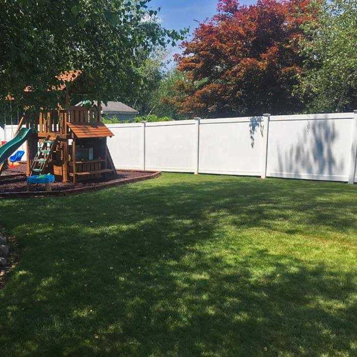 Weatherables Pembroke 4 ft. x White Vinyl Privacy Fence Panel - MT - Mrs Treak