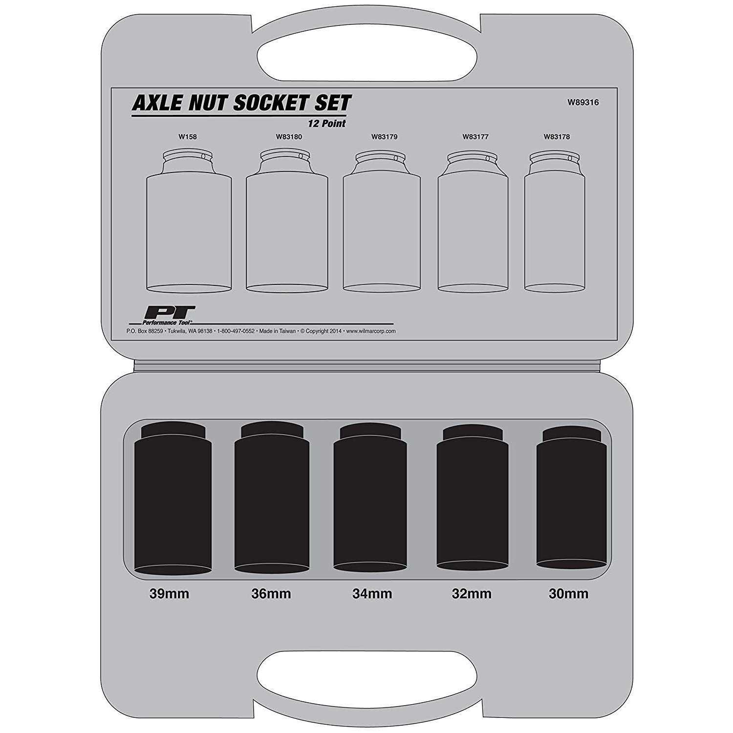 Performance Tool 4 Lug 1/2T 4WD Lock Nut Tool W1271 - MT - Mrs Treak