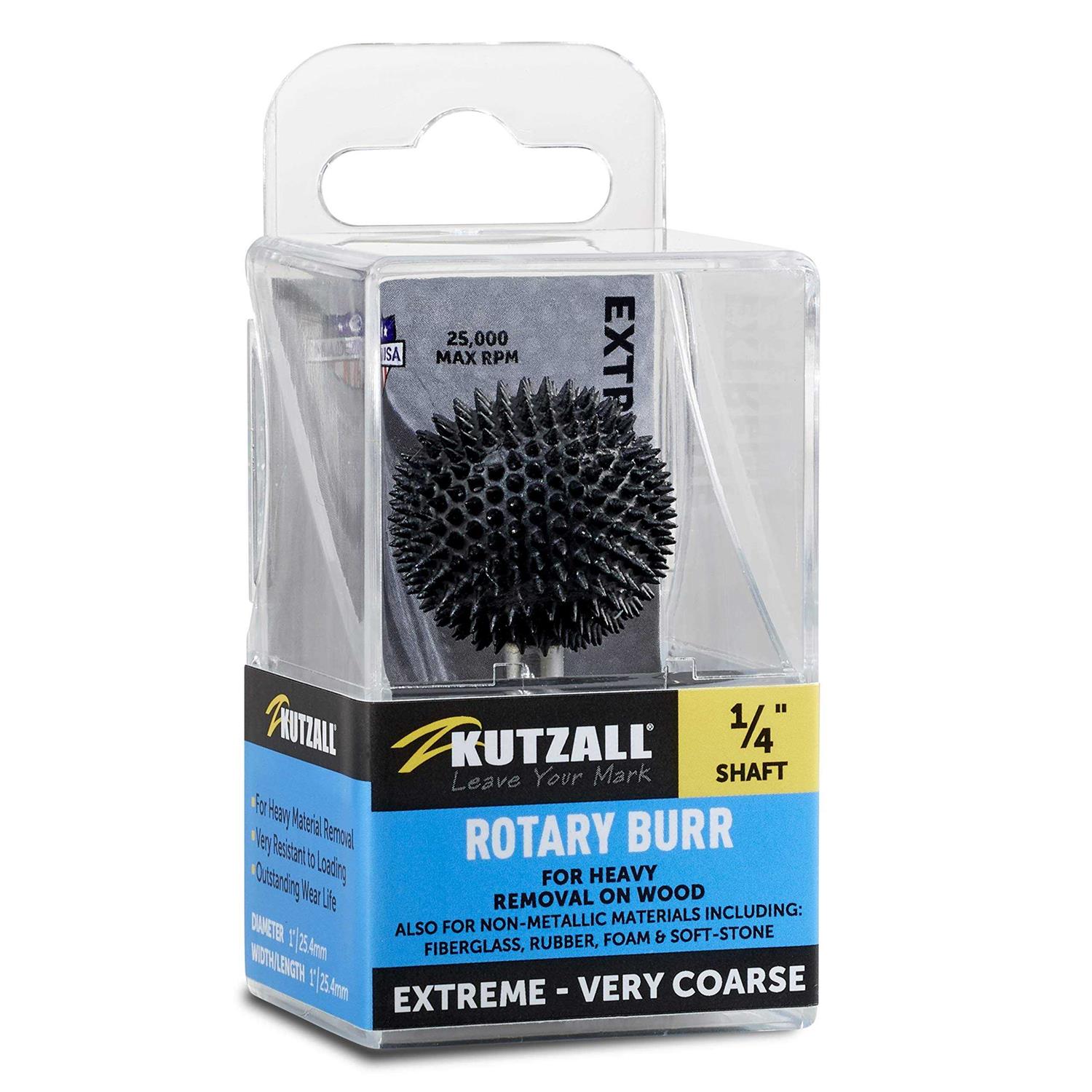 Kutzall 5-Piece Rotary Burr Kit ? Shaft Variety Grit - MT - Mrs Treak
