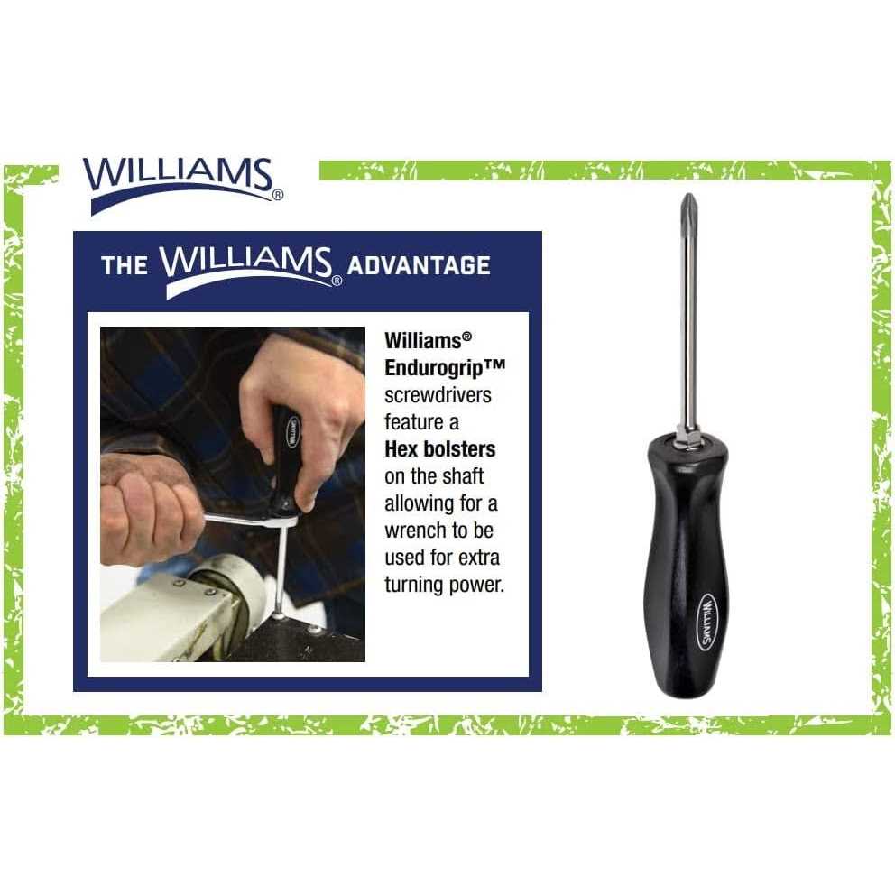 Williams 100P Mixed Screwdriver Set - MT - Mrs Treak