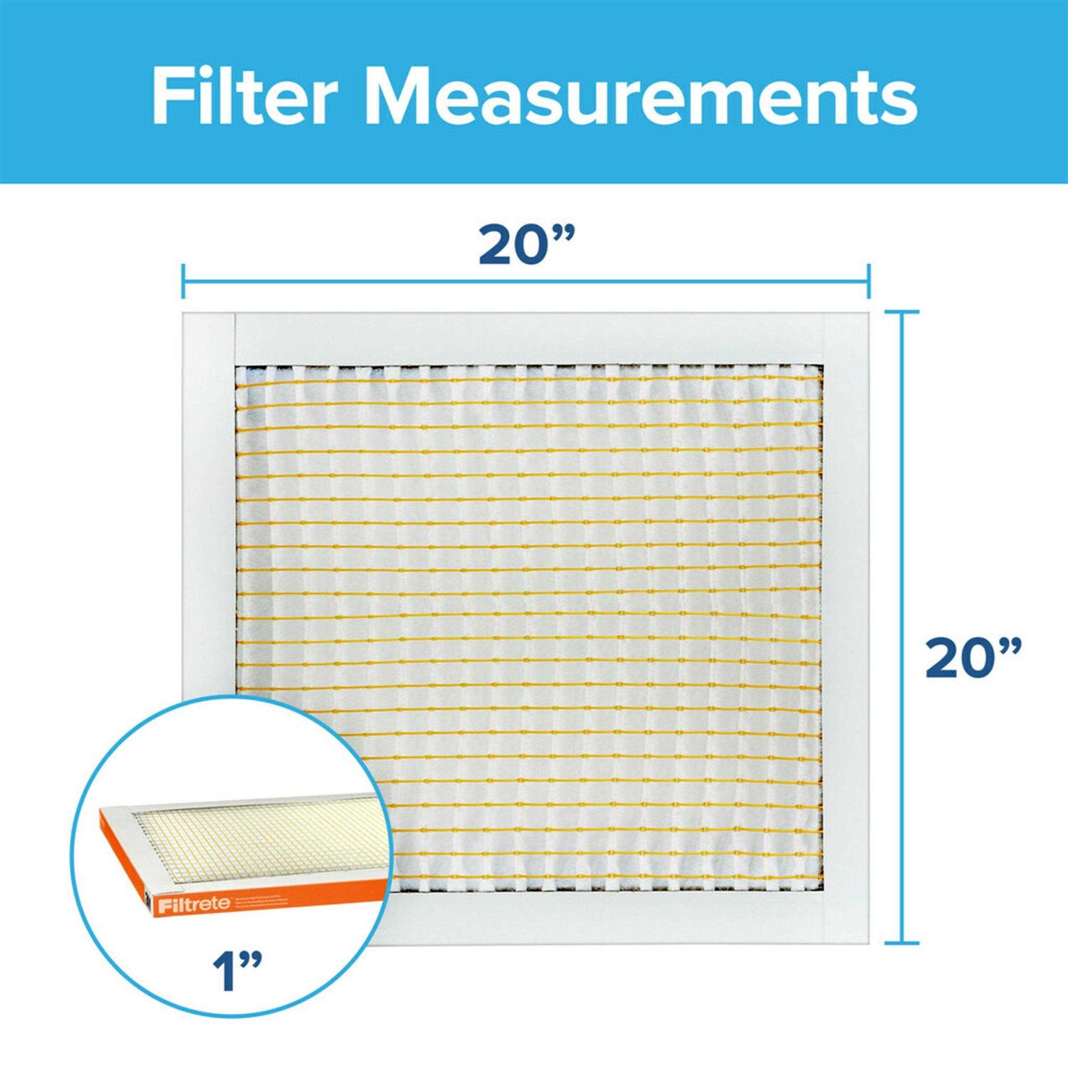 Filtrete Allergen Defense Micro Particle Reduction HVAC Furnace Air Filter - MT - Mrs Treak