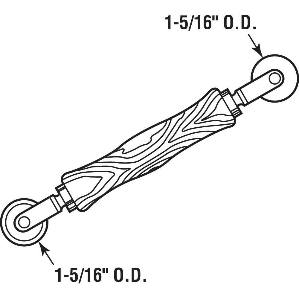 Prime-Line Wood Drawer Track Kit R7144 - MT - Mrs Treak