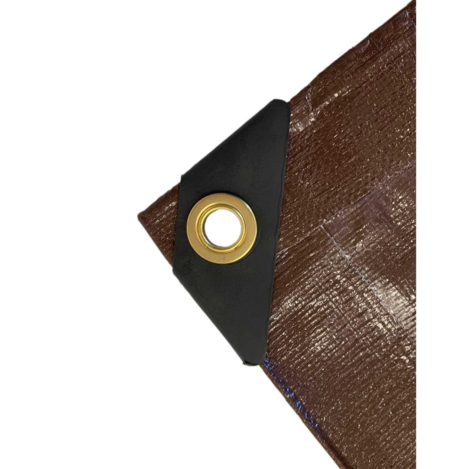 TarpsDirect Super Heavy Duty Brown 8 oz Tarp - MT - Mrs Treak