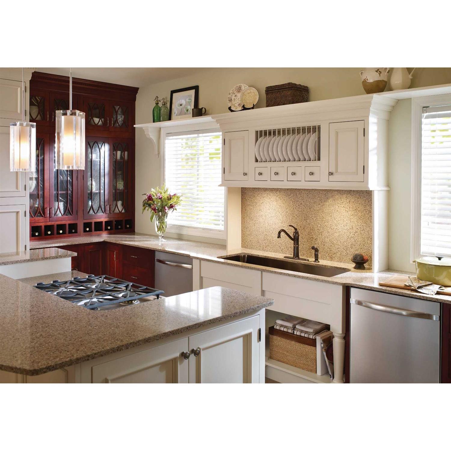 Moen Wetherly 1-Handle Lever Kitchen Faucet with Side Spray 87999SRS - MT - Mrs Treak