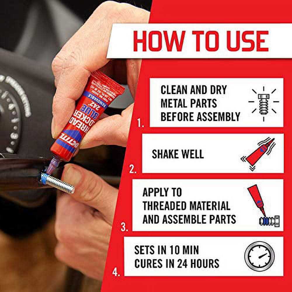 Loctite Blue 242 Threadlocker - MT - Mrs Treak