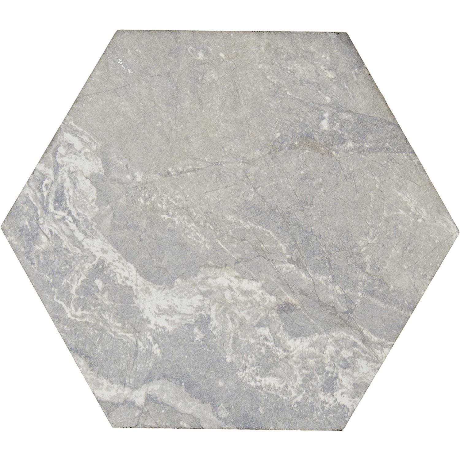Daltile Perpetuo 8 X 8 Hexagon Porcelain Marble Look Wall & Floor Tile in Matte - MT - Mrs Treak