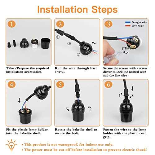 Zevnico 8 Pack E26 E27 Light Sockets Black Medium Screw Base with Shade Ring - MT - Mrs Treak