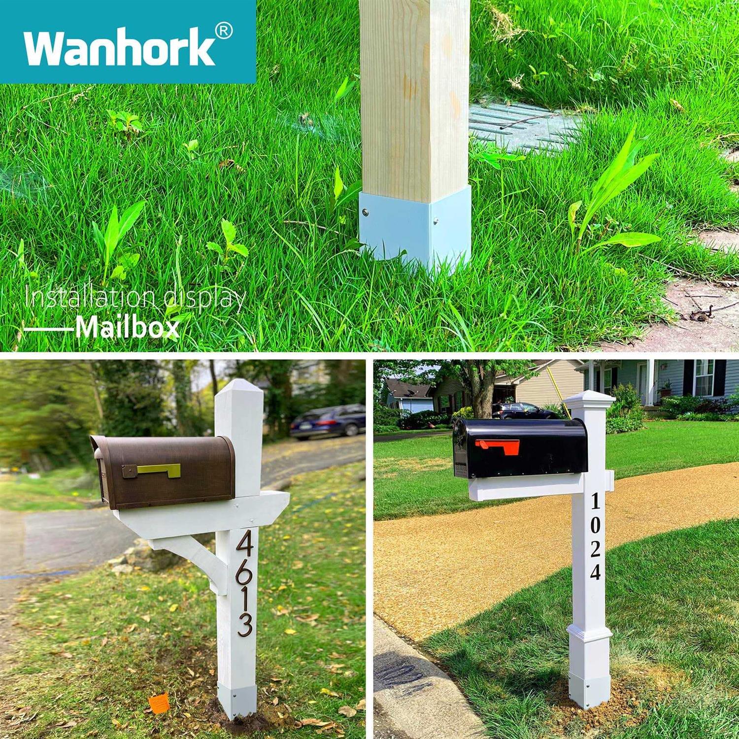 WamBam Fence Wambam No-Dig Bl19101 Nantucket Picket Vinyl Fence - MT - Mrs Treak