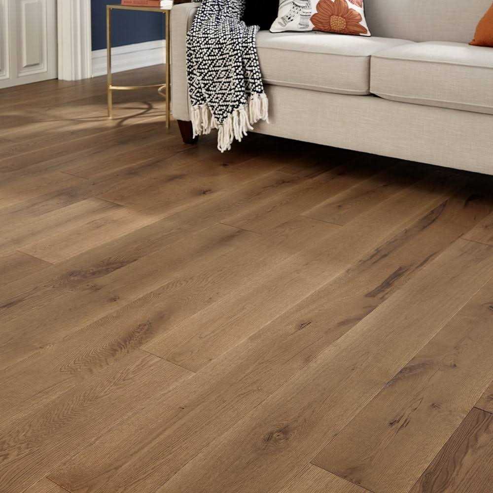 Mullican Wexford Solid Wide Wire Brushed Solid White Oak Hardwood 23573 - MT - Mrs Treak