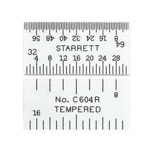 Starrett C604R Steel Rule - MT - Mrs Treak