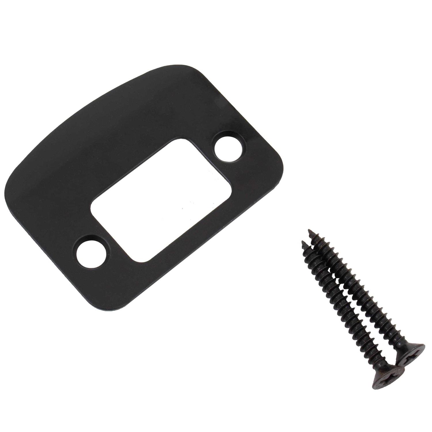 Stone Harbor Hardware Full Lip Round Corner Deadbolt Strike Plate 2-1/4 Inches - MT - Mrs Treak