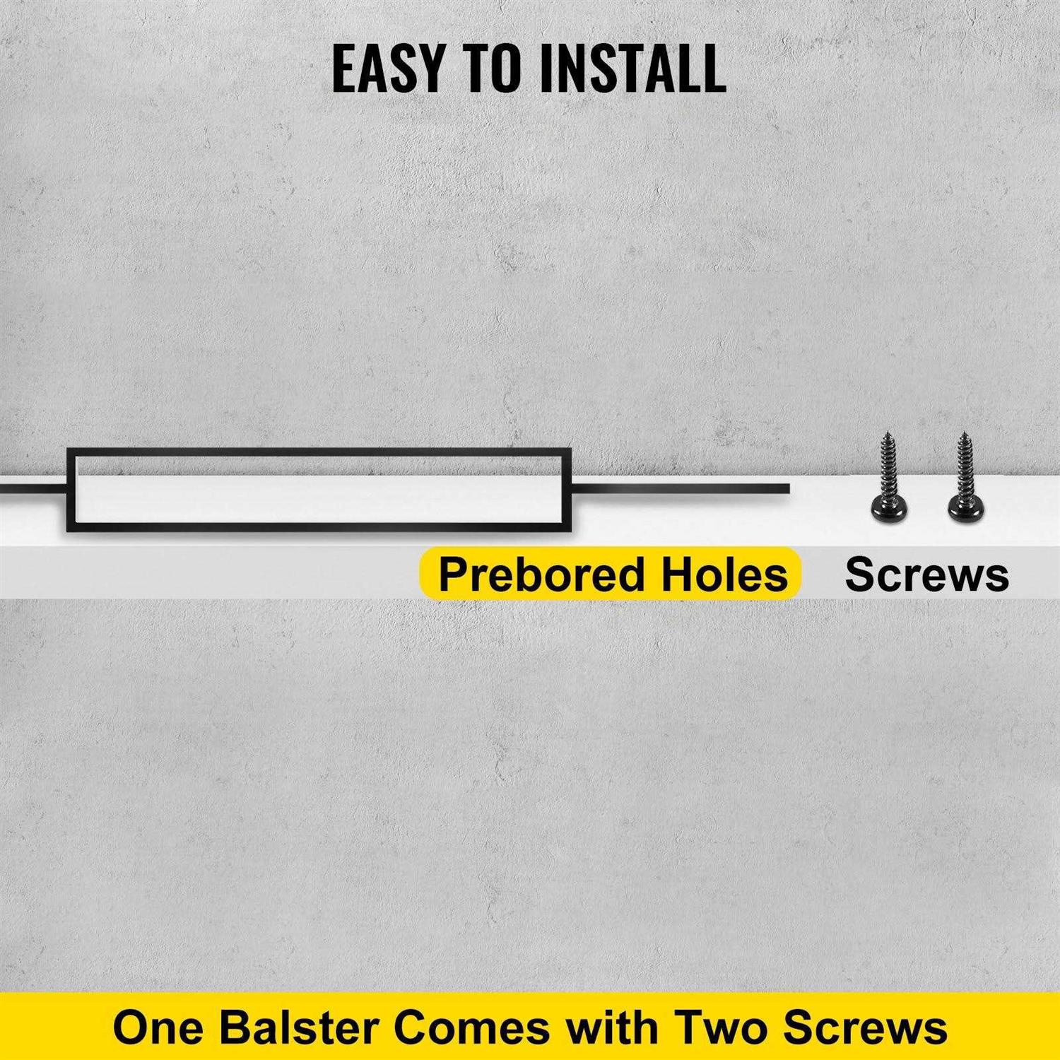 VEVOR Metal Spindles Deck Balusters - MT - Mrs Treak