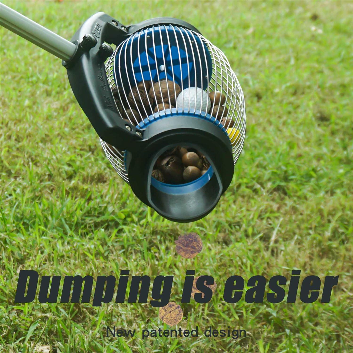 Zozen Nut Gatherer Picker Upper Directly Dump Outlet Medium - MT - Mrs Treak