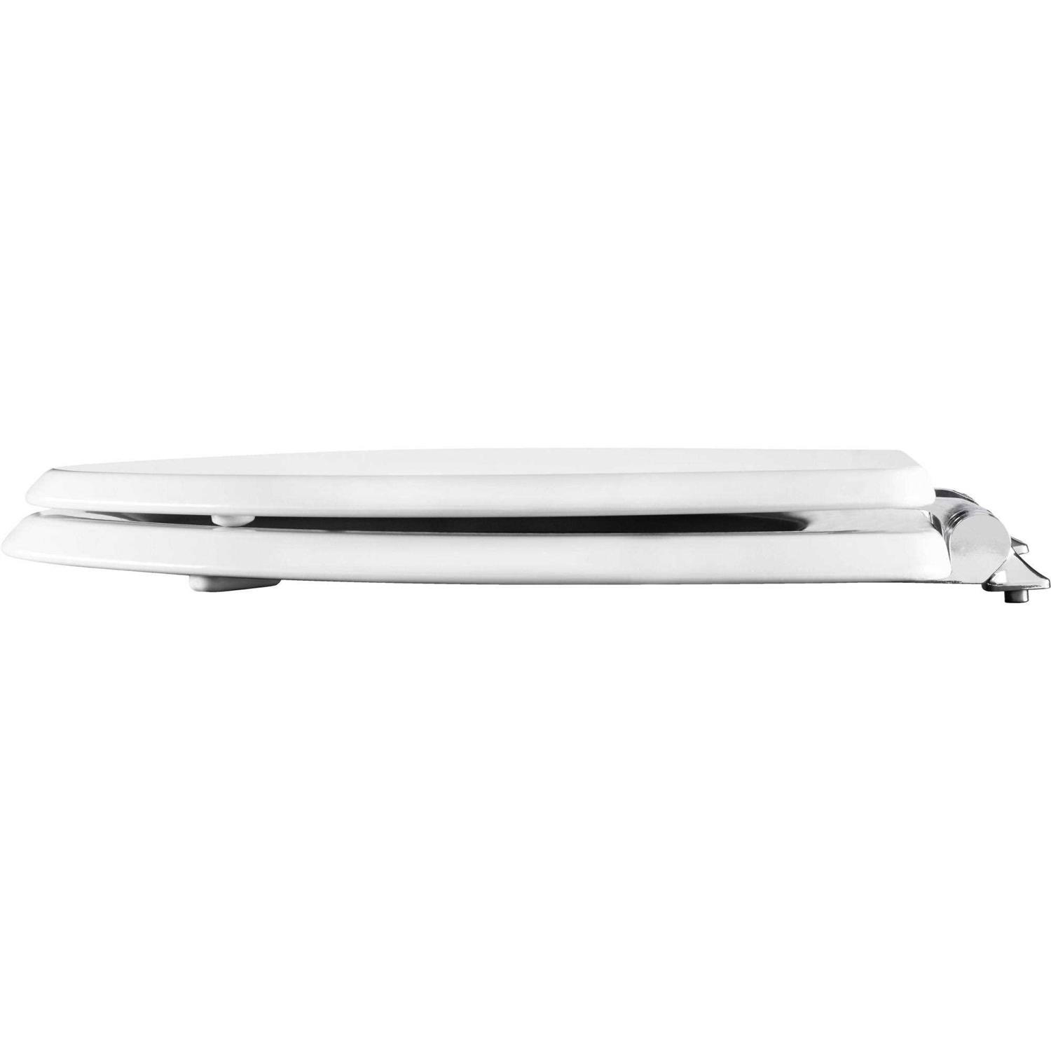 Mayfair Toilet-seat Wood Elongated White - MT - Mrs Treak