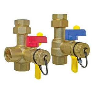 Webstone H-G1653W Pro-Pal Dielectric Water Heater Supply Valves - MT - Mrs Treak