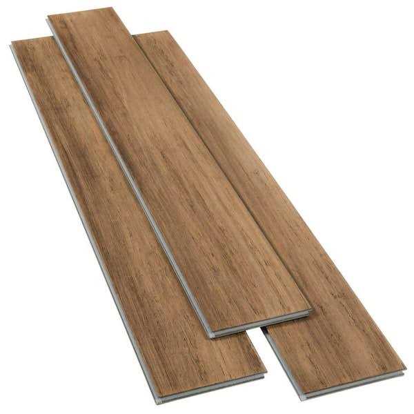 Lifeproof Gallaway 7 mm T x 5.12 in. W x 36.22 in. L Waterproof Engineered Click Bamboo Flooring - MT - Mrs Treak