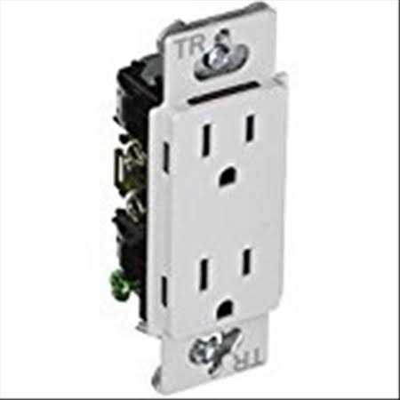 Lutron SCR-15-DE Claro 15A 125V Receptacle, Deep Sea - MT - Mrs Treak