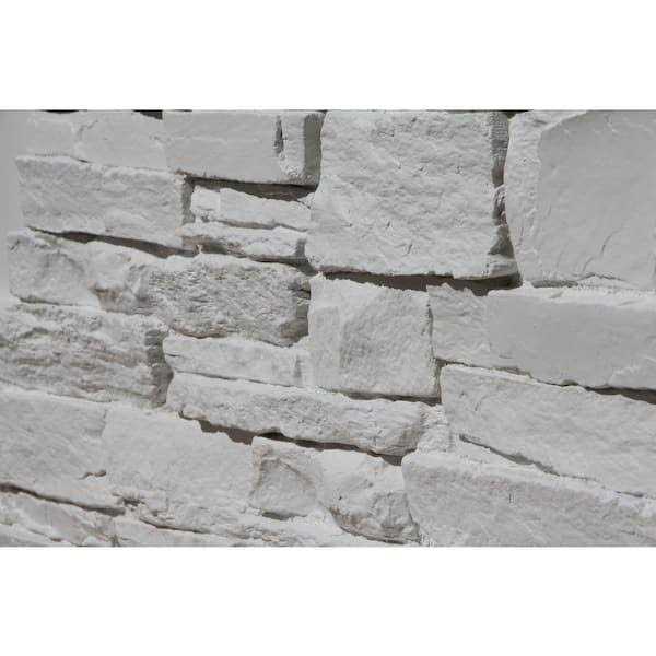 TRITAN BP Ledge Stone 48 in. x 24.25 in. Polyurethane Interlocking Siding Panel - MT - Mrs Treak
