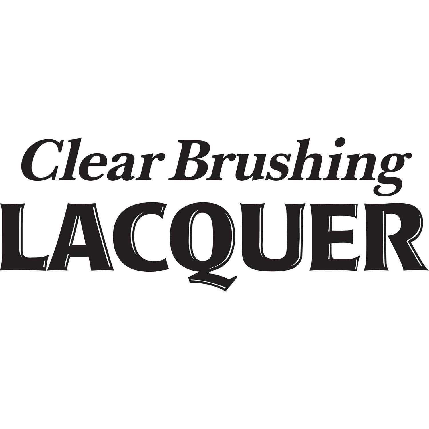 Minwax Clear Brushing Lacquer - MT - Mrs Treak