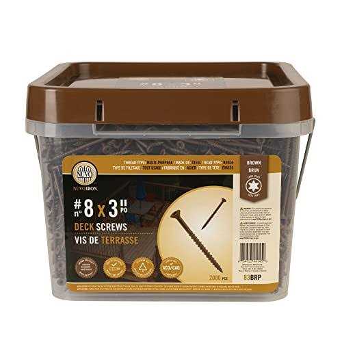 Nuvo Iron Deck Screws Jar #8 x 2 - MT - Mrs Treak