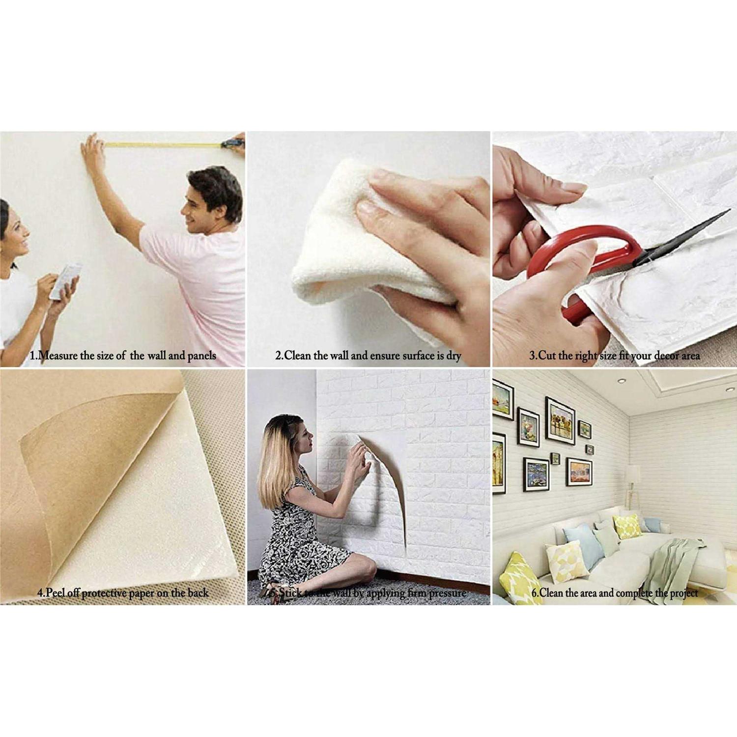 Dundee Deco Brown Faux Wood Styrofoam 3D Decorative Wall - MT - Mrs Treak