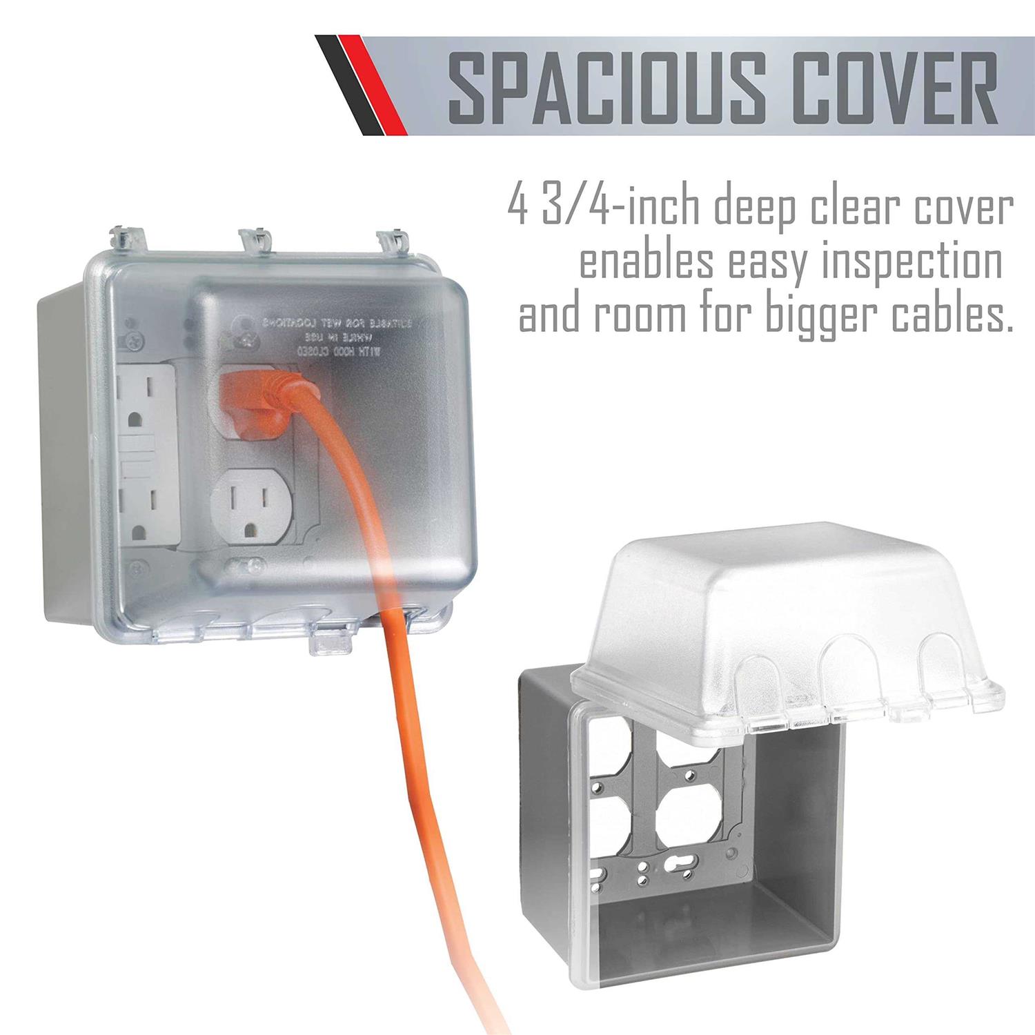 Taymac MM710C 1-Gang Weatherproof In-Use Cover - MT - Mrs Treak