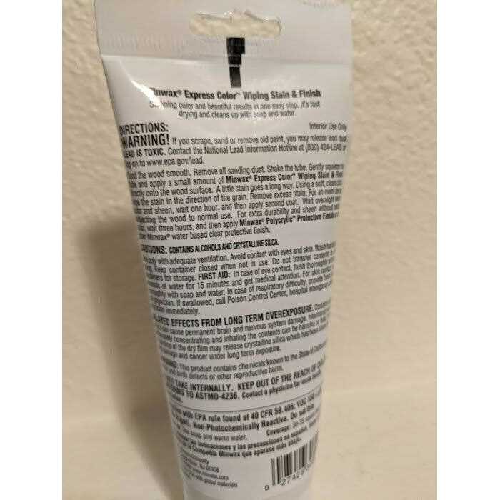 Minwax Color Express Water Based Wiping Stain & Finish - MT - Mrs Treak