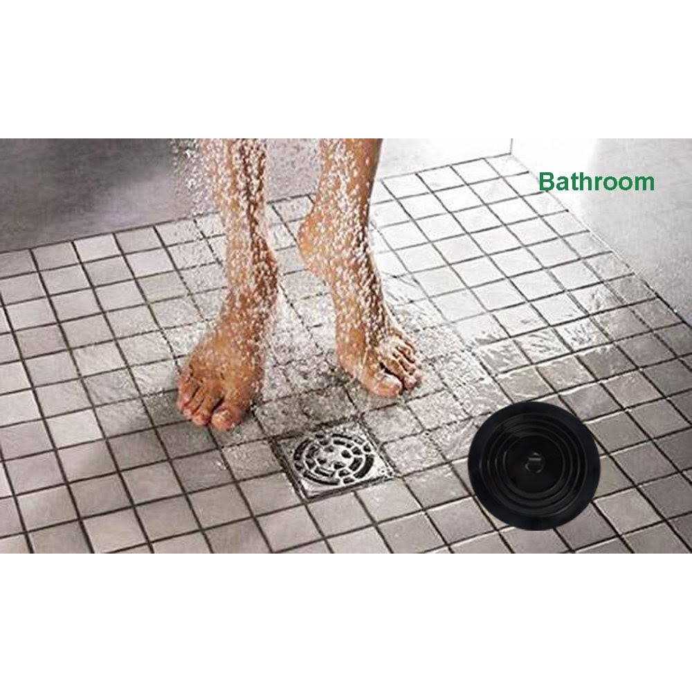 V-top Drain Plug 2 Pack, 6 inches Large Silicone Tub Stopper Hair Stopper Flat Suction Cover for Kitchen Bathroom and Laundry - MT - Mrs Treak