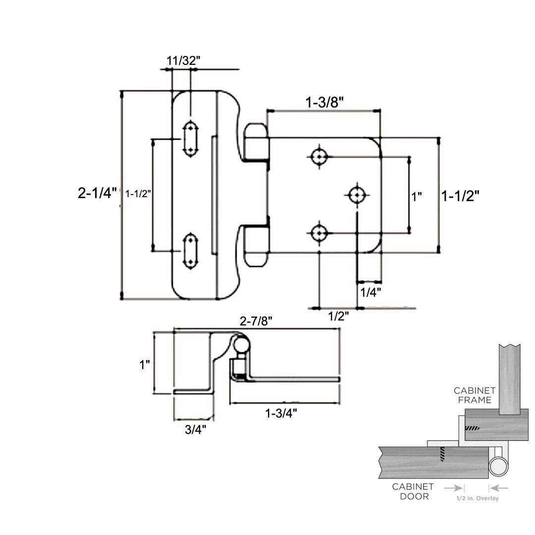 Cosmas 15628-orb Oil Rubbed Bronze Cabinet Hinges 3/8 Inset - Mrs Treak