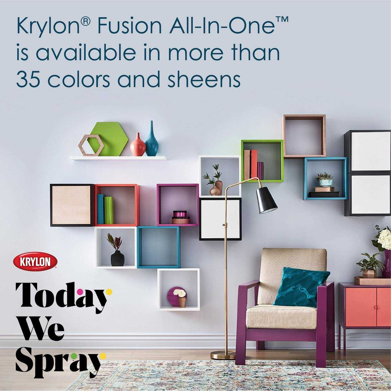 Krylon Fusion All-In-One Paint + Primer K02741007 - MT - Mrs Treak