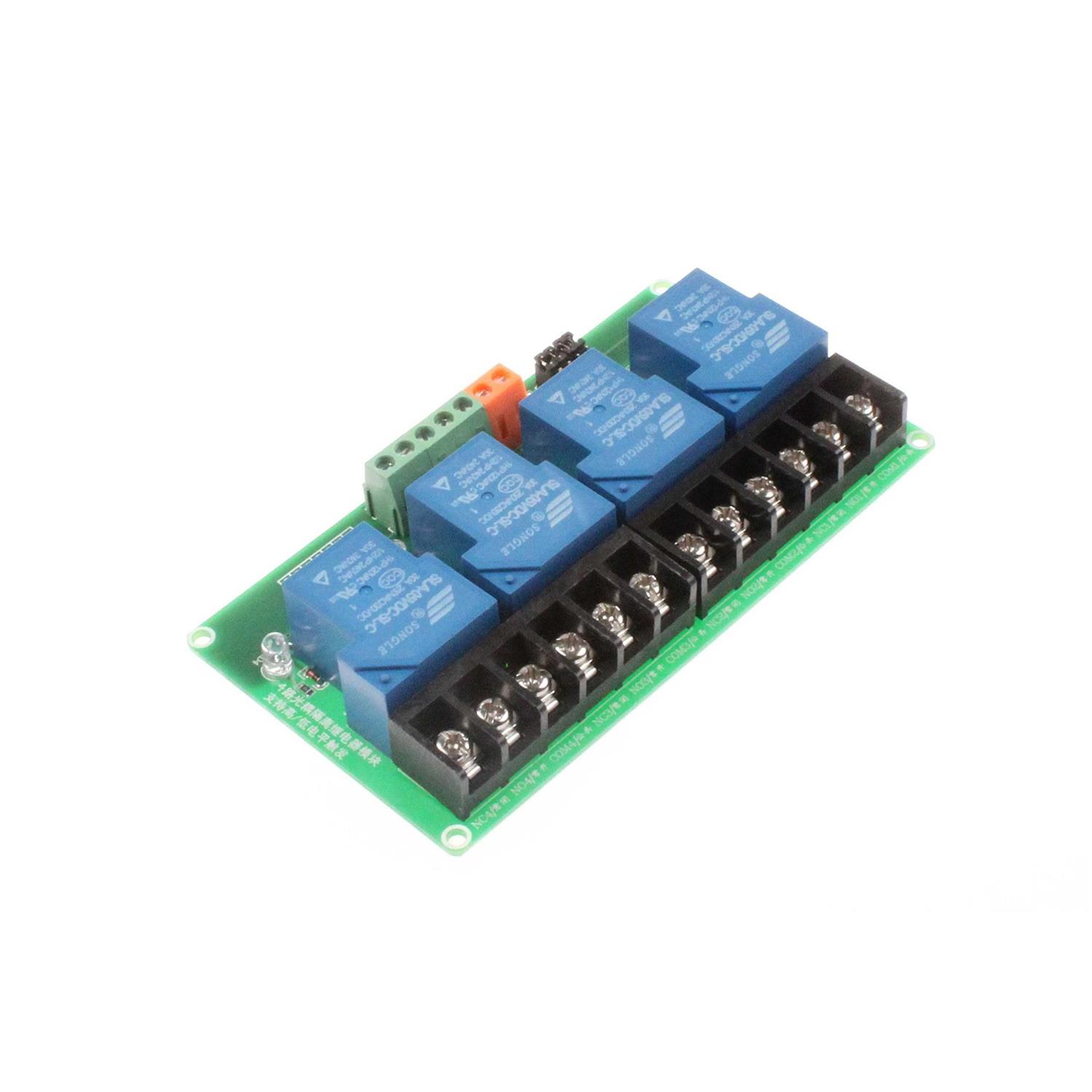 Noyito 30a Channel Relay Module High Low Level Trigger with Optocoupler Isolation Load Dc 30v Ac 250v 30a for Plc Automation Equipment Control - MT - Mrs Treak