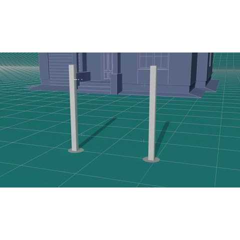 Veranda Linden H x 8 ft. W White Vinyl Privacy Fence Panel Kit - MT - Mrs Treak