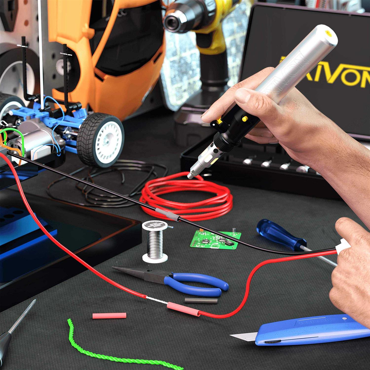 Lexivon 5/8 Swivel Magnetic Spark Plug Socket 3/8 Drive x 10 Total Length - MT - Mrs Treak