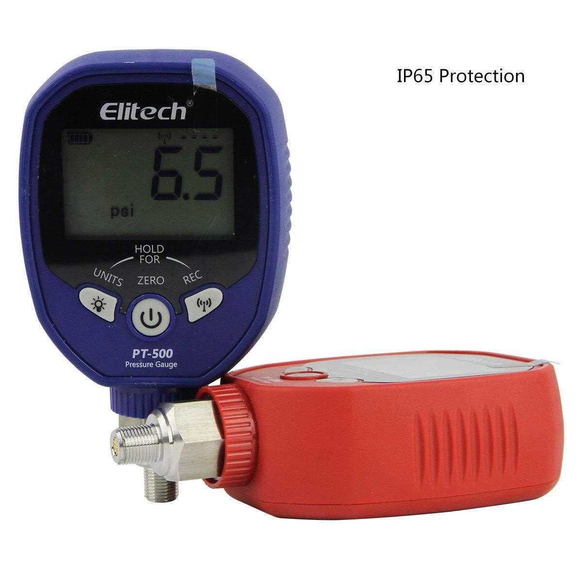 Elitech Pgw-500 Wireless Digital Pressure Gauge Hvac 87 Refrigerants - MT - Mrs Treak