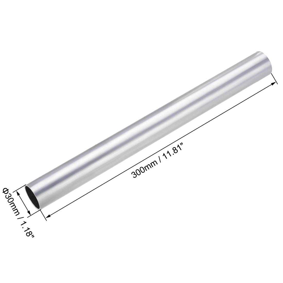Uxcell 6063 Aluminum Round Tube OD Inner Dia 300mm Length Pipe Tubing - MT - Mrs Treak