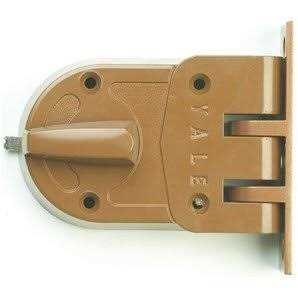 Yale Rim Lock Heavy-Duty Brass For 1-3/8 in to 2-1/4 in Door Thick 112 - Mrs Treak