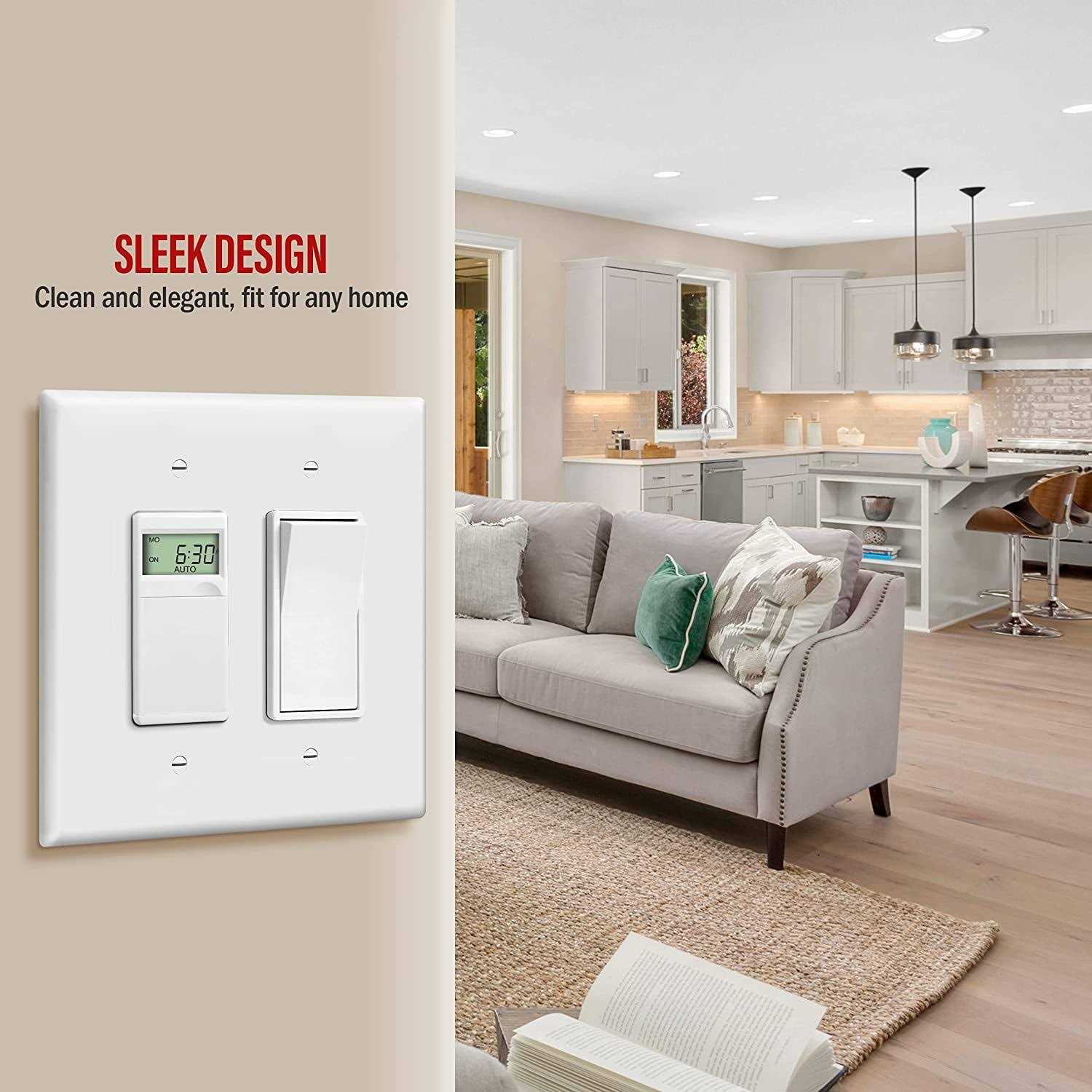 Enerlites Decorator Receptacle Residential Grade Wall Outlet 15A 125V - MT - Mrs Treak