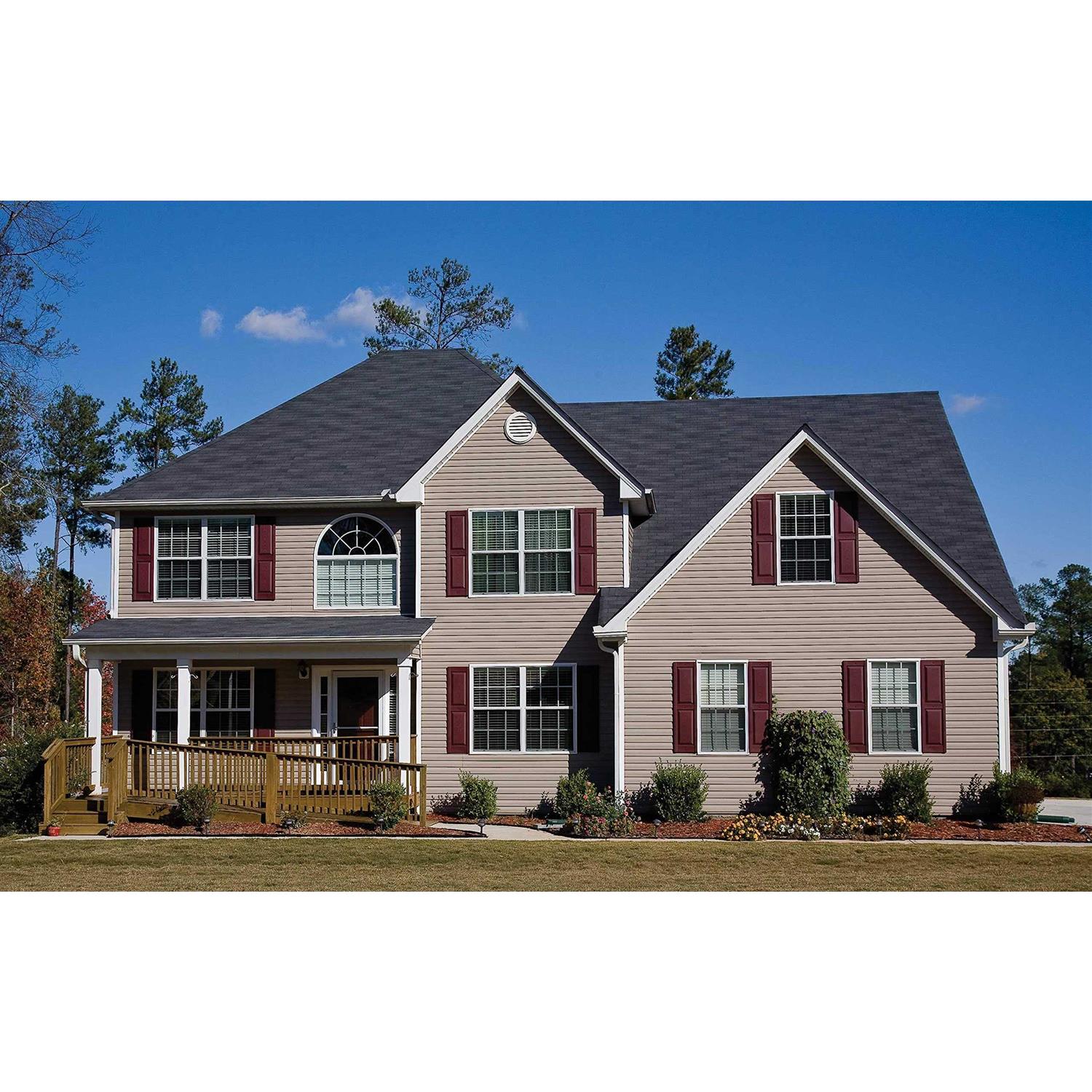 Mid America Raised Panel Vinyl Shutters 1 Pair - MT - Mrs Treak