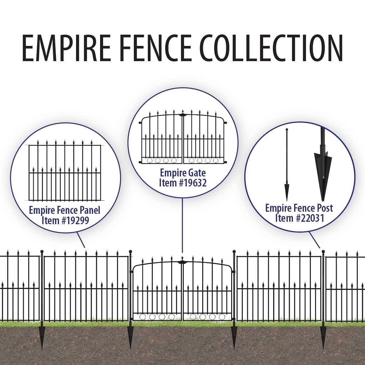 No Dig Decorative Wire Garden Fence Blk 838175 - MT - Mrs Treak