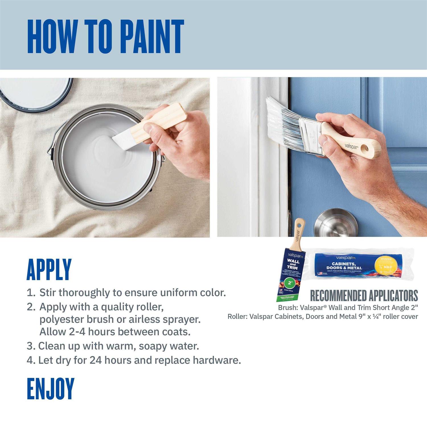 Valspar High-gloss Ultra White Acrylic Interior/Exterior Door and Trim Paint - MT - Mrs Treak