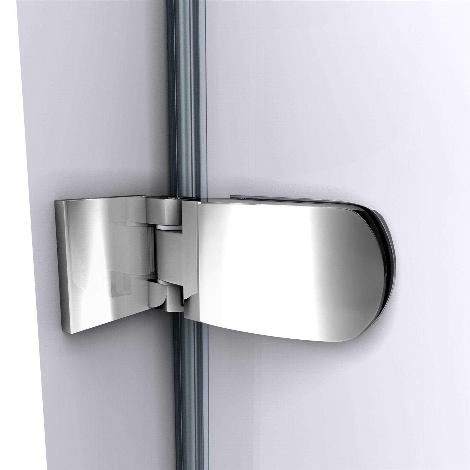 DreamLine SHDR-3445720-01 45 in. Aqua Ultra Frameless Hinged Shower Door - MT - Mrs Treak