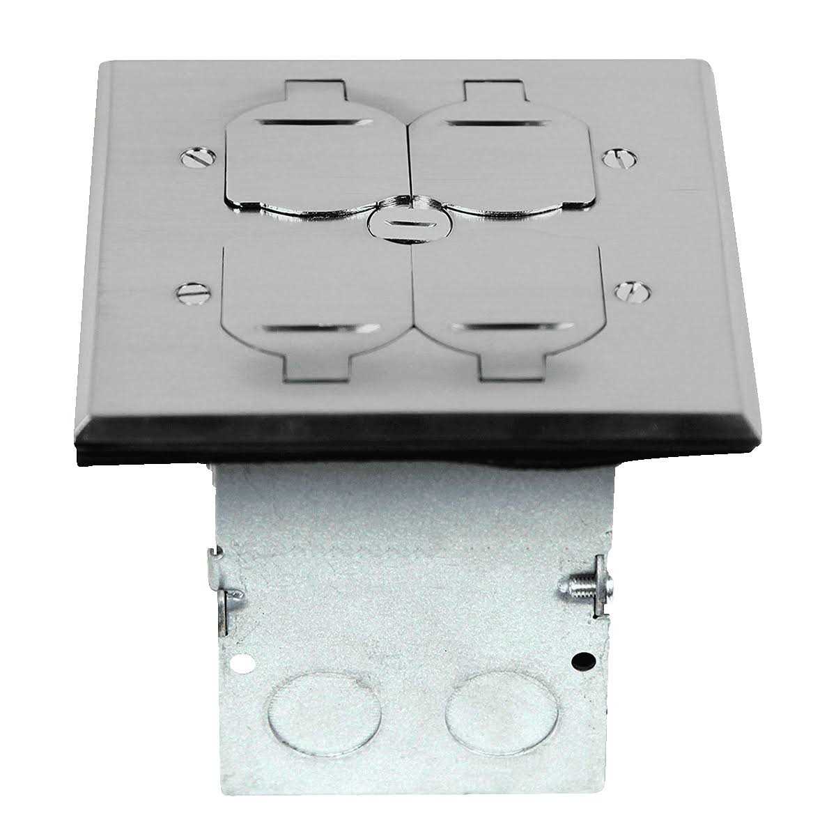 Enerlites Weatherproof Outlet Box with Three Threaded Outlets Outdoor Electrical Box - MT - Mrs Treak