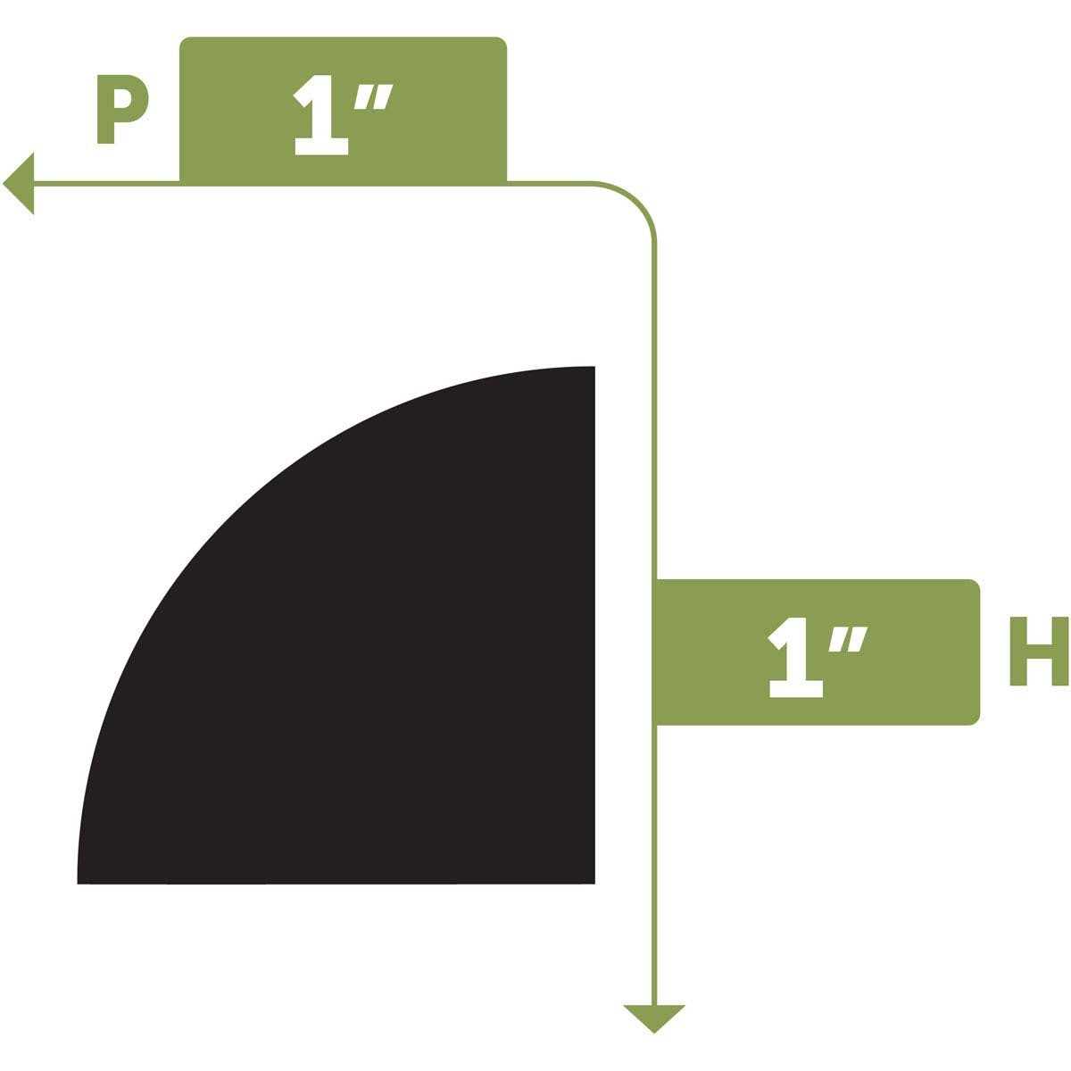 Ekena Millwork Quarter Round Flexible Moulding - MT - Mrs Treak