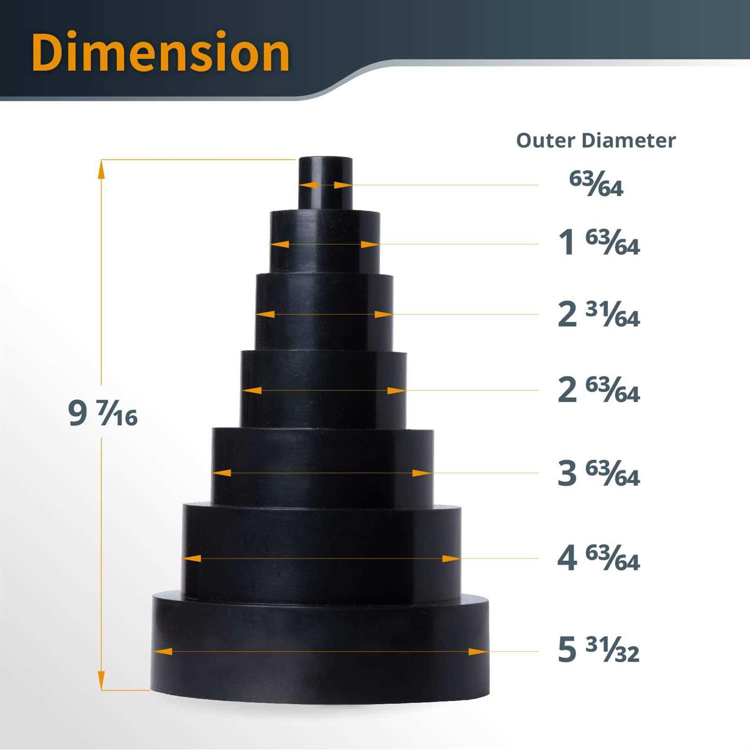 POWERTEC 4-Inch to 2-1/2-Inch Dust Collection Splitter Fitting - MT - Mrs Treak