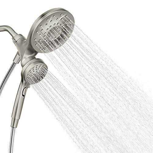 Moen 8-Mode Attune Shower Head in Spot Resist Brushed Nickel 218W0SRN - MT - Mrs Treak