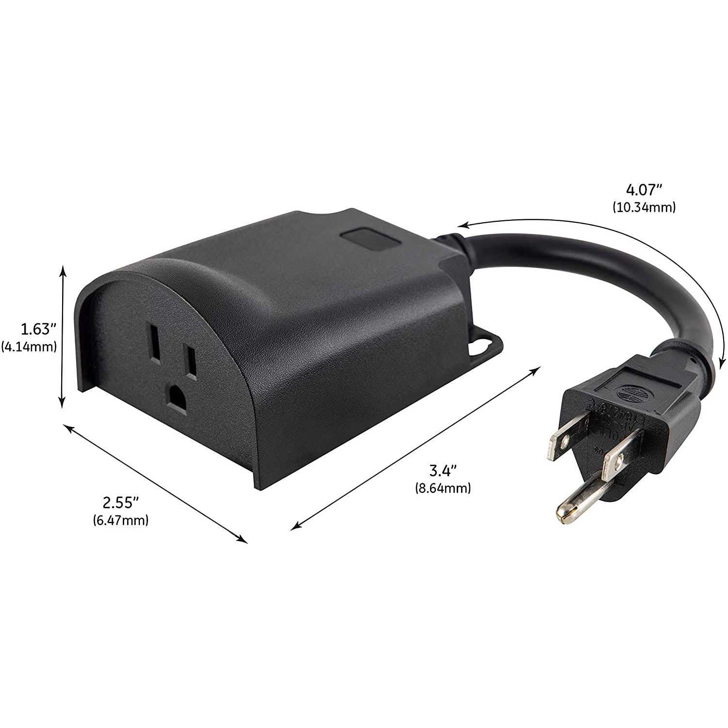 Enbrighten Z-Wave Plus 40-Amp Indoor/Outdoor Metal Box Smart Switch - MT - Mrs Treak