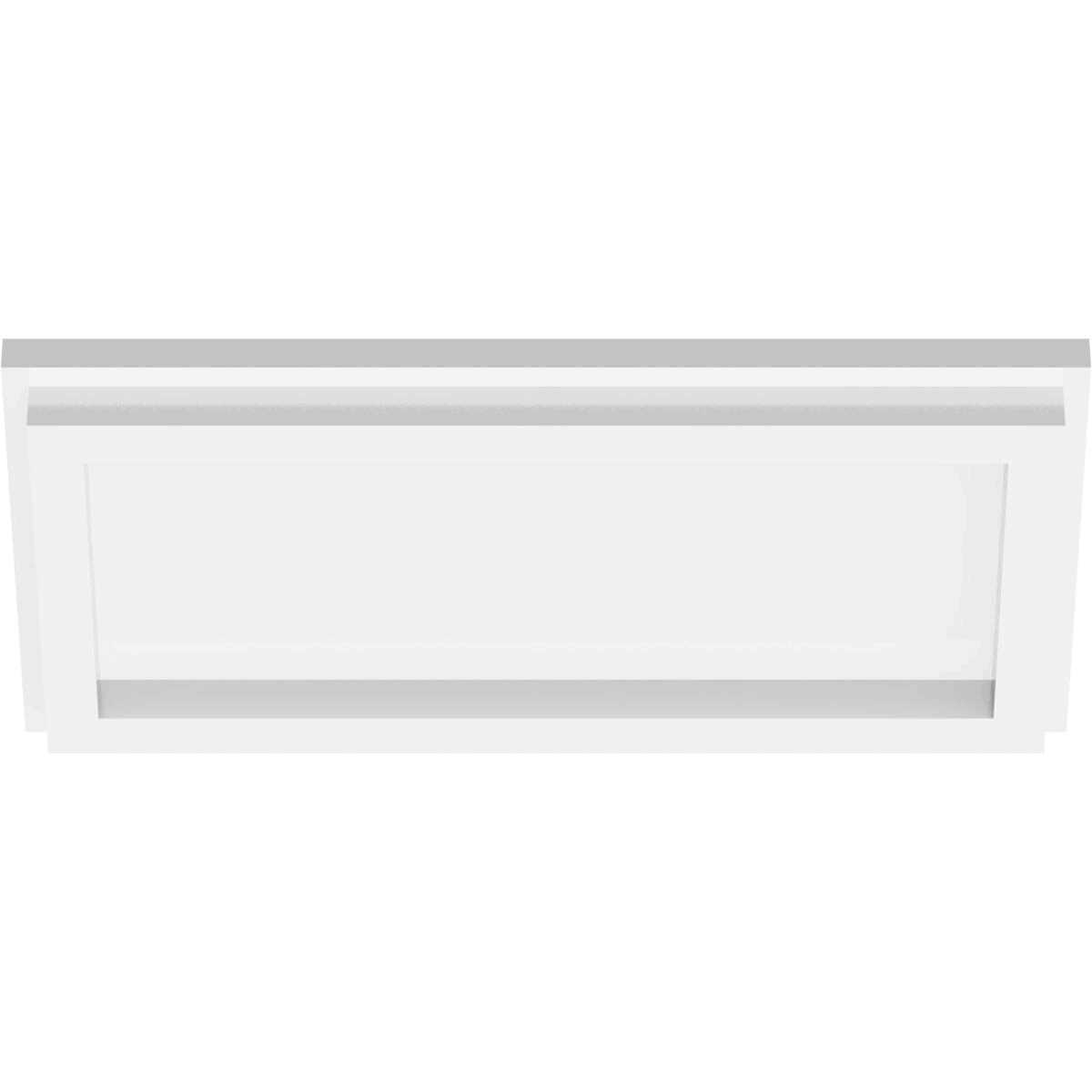 Ekena Millwork Rectangle Architectural Grade PVC Contemporary Ceiling Medallion - MT - Mrs Treak