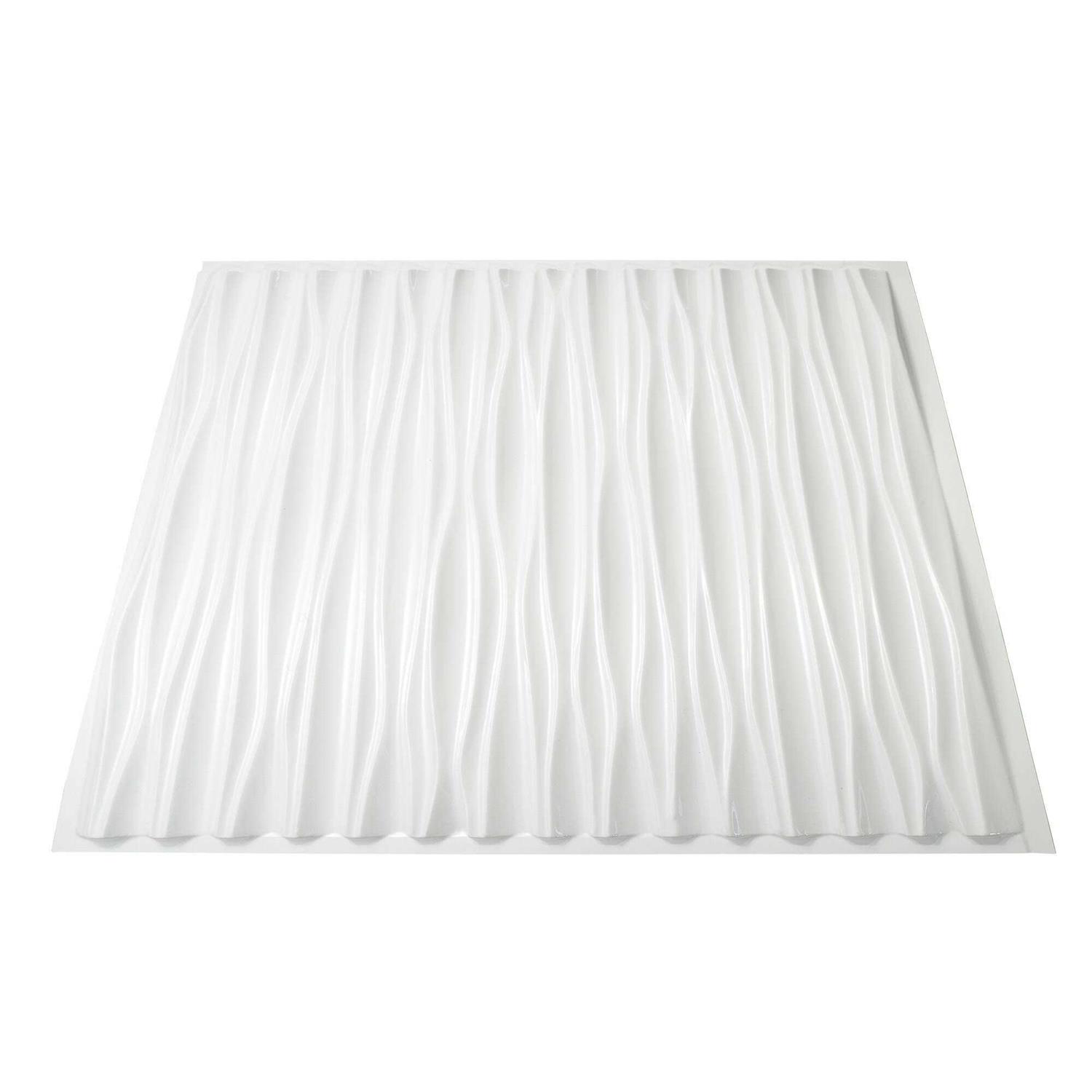 Fasade Dunes Vertical Decorative Vinyl 2ft x 2ft Glue Up Ceiling Tile - MT - Mrs Treak