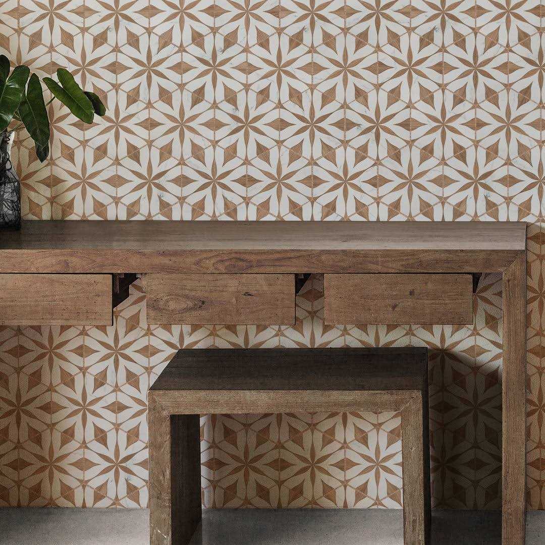 Merola Tile Llama Arte Loire Verso 9-3/4 in. x 9-3/4 in. Porcelain Floor and Wall Tile - MT - Mrs Treak